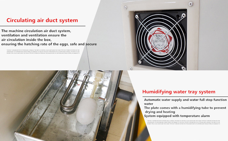 Incubator For Chicken Eggs circulating airduct